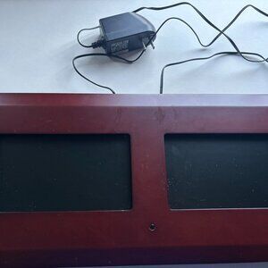 Preowned 18'' x 7'' Dual Digital Picture Frame